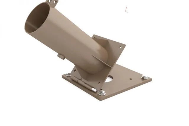 poggesi-base-in-ferro-25x23-5-cm-con-supporto-inclinabile-per-velum image 1