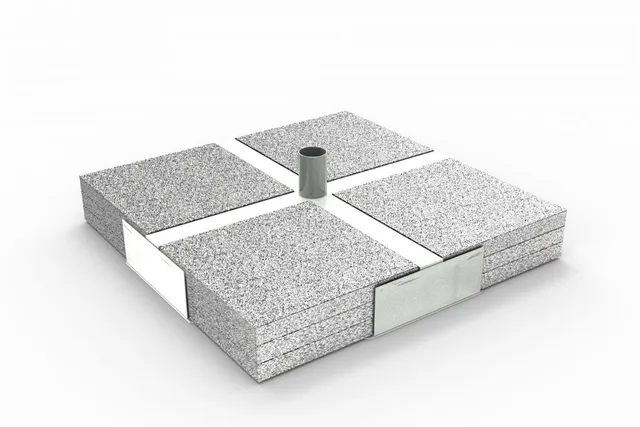 poggesi-base-in-ferro-87x87-cm-con-mattonelle-di-sassi-per-pandum image 1