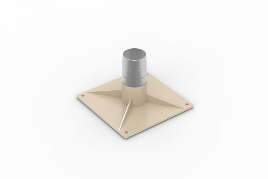 poggesi-base-in-ferro-per-fissaggio-a-terra-25x23-5-cm image 1