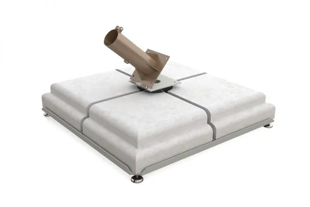 poggesi-base-90x90-cm-con-4-pesi-in-cemento-e-supporto-inclinabile-per-alae image 1